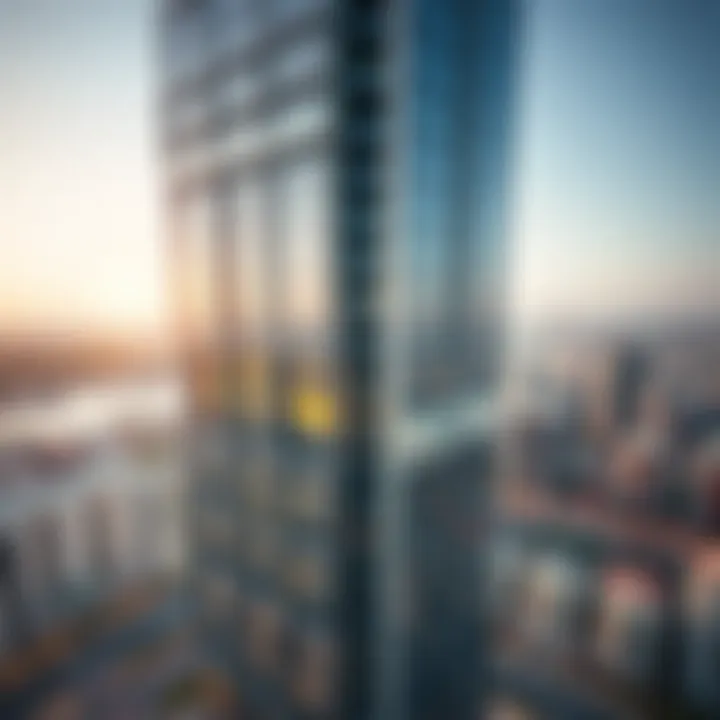 Aerial View of Ontario Tower Aerial view of Ontario Tower showcasing its modern design and location in Dubai