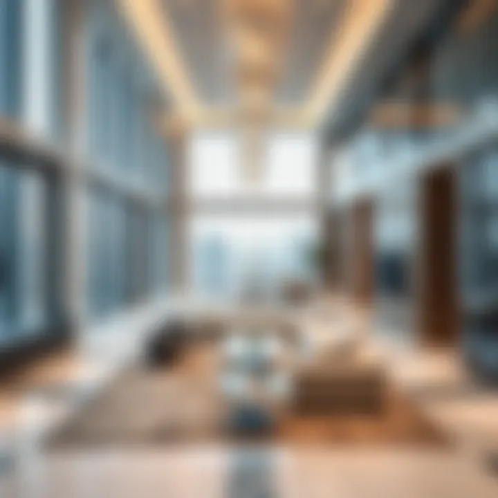 Luxurious Interiors of Ontario Tower Interior view of Ontario Tower highlighting luxurious amenities and design elements