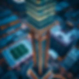 Aerial view of Parklane Tower showcasing its distinctive architecture