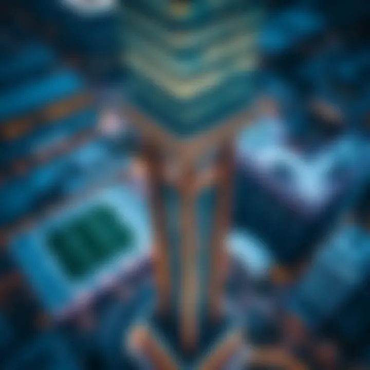 Aerial Perspective of Parklane Tower Aerial view of Parklane Tower showcasing its distinctive architecture