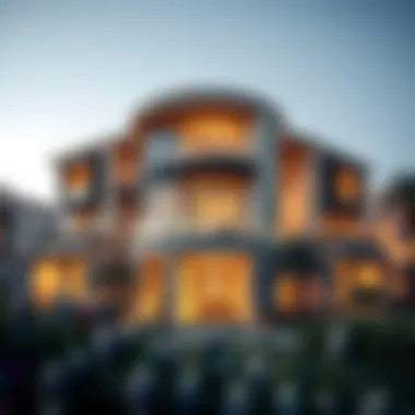 Showcasing Luxury: A Residential Marvel in Dubai Completed residential project emphasizing luxury living