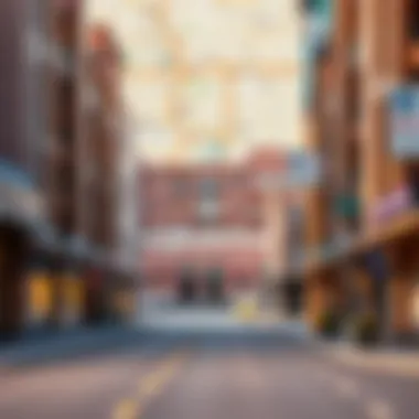 Neighborhoods in Bur Dubai Map highlighting popular neighborhoods in Bur Dubai