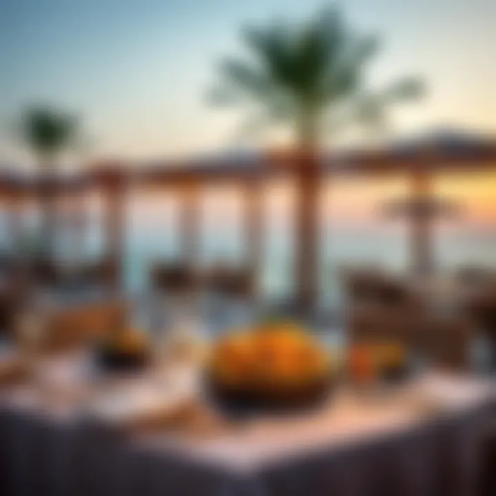 Culinary Delights by the Sea Exquisite dining experience offered at the resort