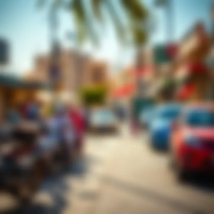 Community Vibrancy in Safadi Motor City Vibrant street scenes highlighting community life in Safadi Motor City