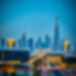 Stunning view of Dubai skyline showcasing modern architecture