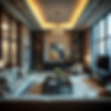 Luxurious interior of a Sannat Residency apartment