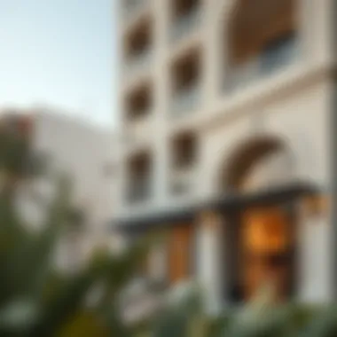 Elegant Exterior View Elegant exterior of Savoy Suites Hotel Apartments