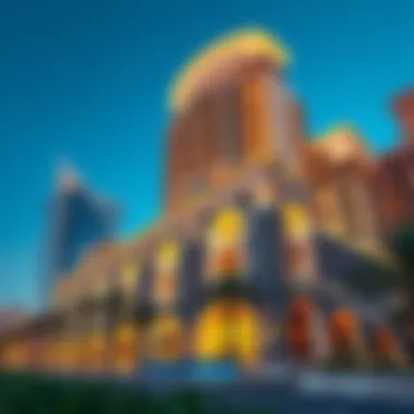 Architectural Marvel of Sea Breeze JBR Stunning architectural facade of Sea Breeze JBR