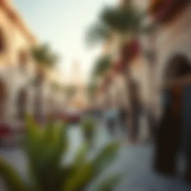 Vibrant community spaces in Shabah Al Reem highlighting cultural activities