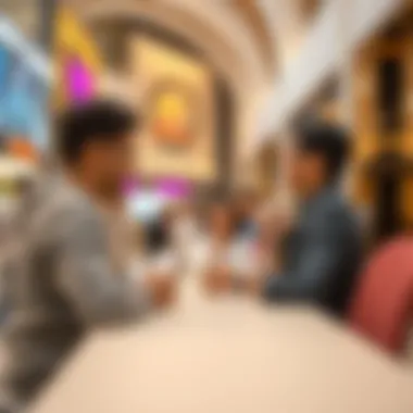 A promotional event engaging the community at the mall