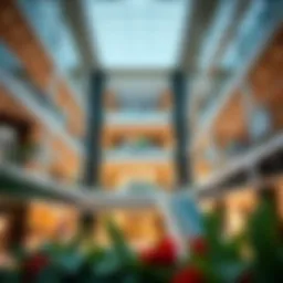 Interior view showcasing the modern design of Silicon Oasis Avenue Mall 2