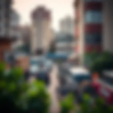 Vibrant Neighborhood of South Heights Tower B Vibrant neighborhood surrounding South Heights Tower B