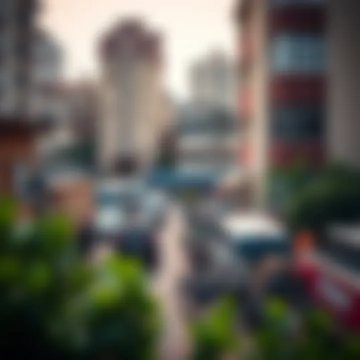 Vibrant Neighborhood of South Heights Tower B Vibrant neighborhood surrounding South Heights Tower B