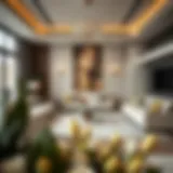 Elegant living room interior of Sunshine Villa