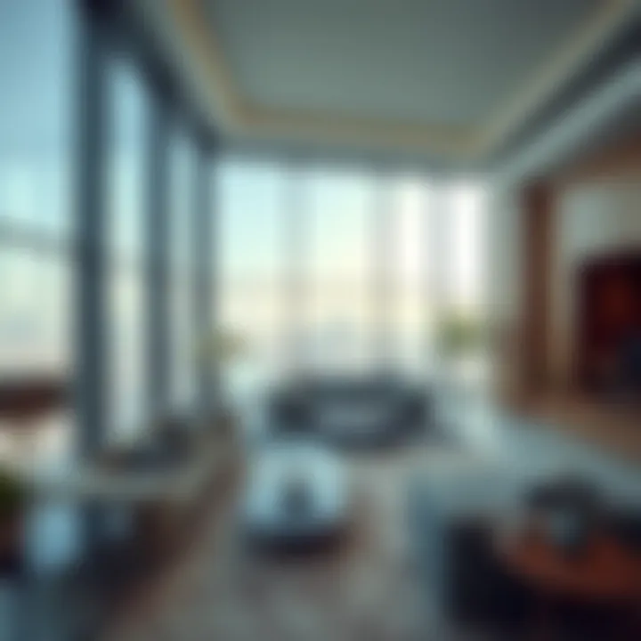 Interior View of Apricot Tower Interior view highlighting design and functionality of Apricot Tower