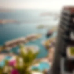 Aerial view of The Cove showcasing its stunning waterfront properties