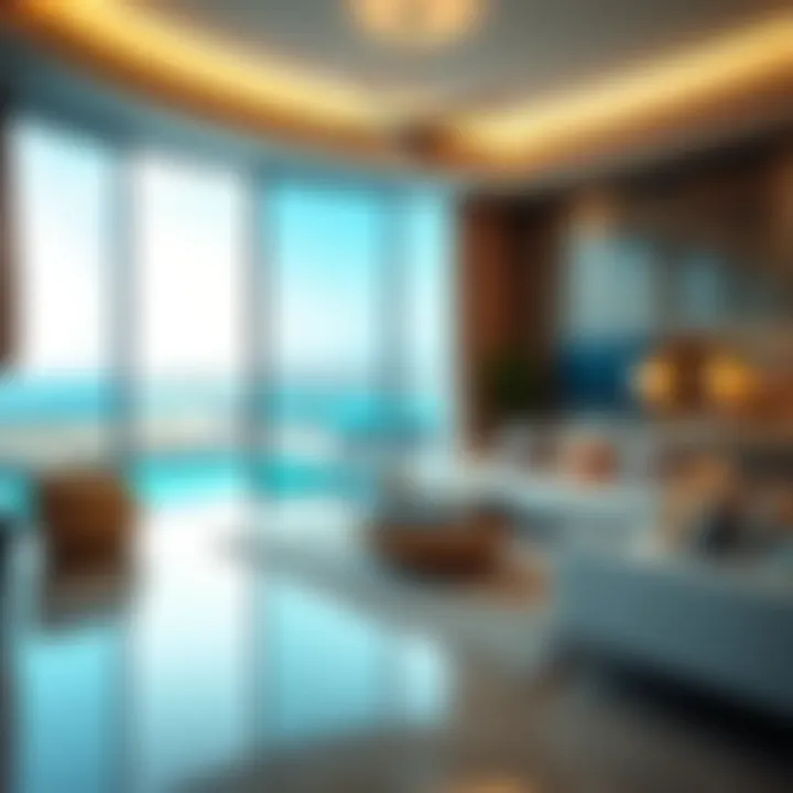 Luxurious Interiors in The Cove Luxurious interiors of a property in The Cove's residential community