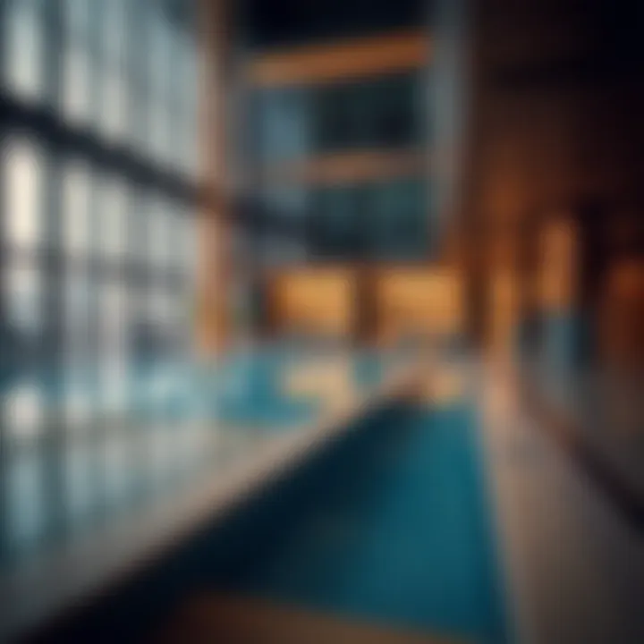 Exclusive Amenities at The Point Tower Luxurious amenities available at The Point Tower, including the pool and fitness center