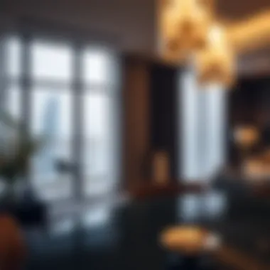 Interior Elegance of The Point Tower Residences Interior of a residential unit in The Point Tower highlighting modern design and elegance