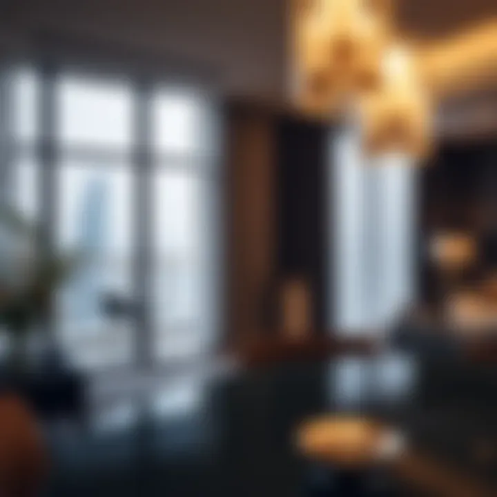 Interior Elegance of The Point Tower Residences Interior of a residential unit in The Point Tower highlighting modern design and elegance