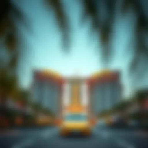 Architectural Elegance of The Pointe Stunning view of The Pointe Dubai showcasing its architectural design