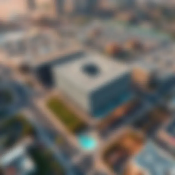 Aerial View of Twafouq Center Aerial view of Twafouq Center showcasing modern architecture and surroundings