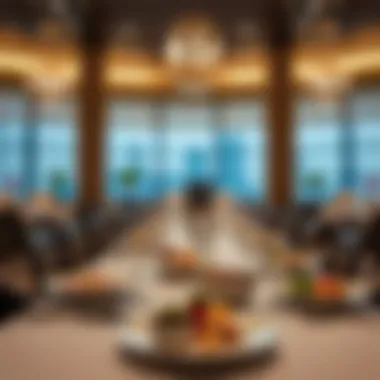 Culinary Delights at Two Seasons Hotel A gourmet dining setup within the Two Seasons Hotel, highlighting the diverse culinary offerings available.