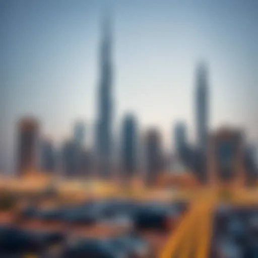 Iconic skyline of Dubai showcasing real estate developments