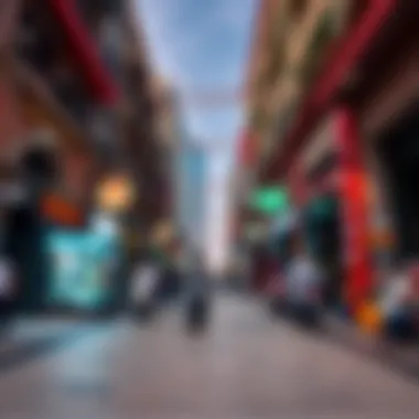 Cultural Vibe of Bur Dubai Vibrant street view of Bur Dubai highlighting local culture