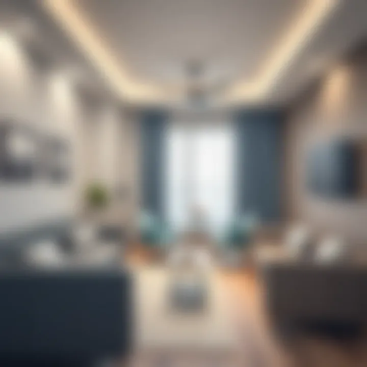 Modern Decor in Bur Dubai Studio Flats Charming studio flat in Bur Dubai showcasing modern decor