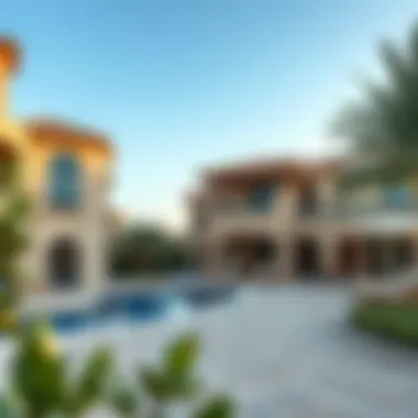 Property listing featuring various estates in Dubai