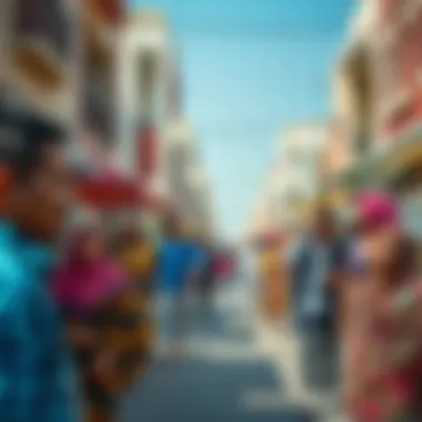 Dubai's Multicultural Community Engagement Vibrant community scene reflecting multiculturalism in Dubai