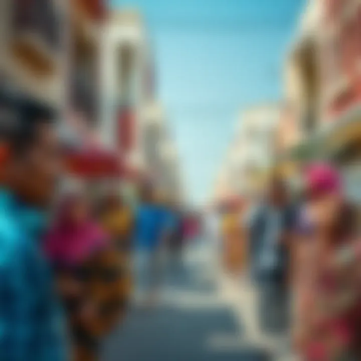 Dubai's Multicultural Community Engagement Vibrant community scene reflecting multiculturalism in Dubai