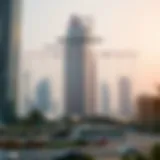 Salary breakdown chart illustrating various sectors in the UAE