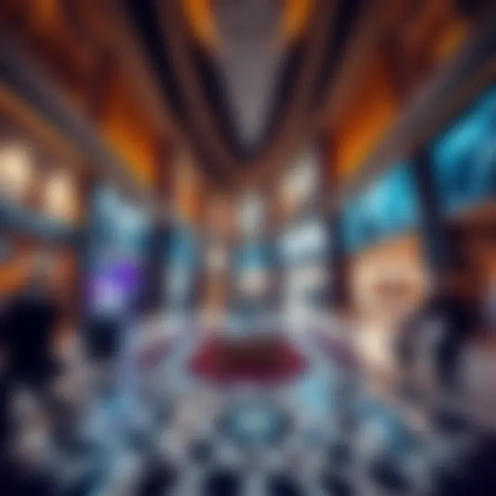 Interior of a luxury shopping area reflecting consumer dynamics