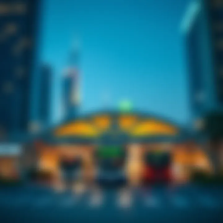 Connectivity of Dubai Main Bus Station Map showing connectivity of Dubai Main Bus Station within the city