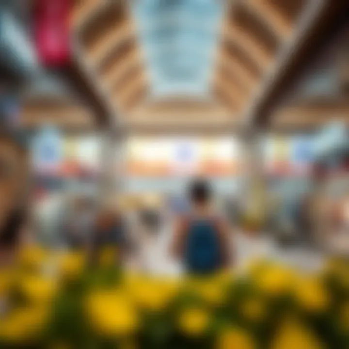 Shopping Experience at Dubai Outlet Mall Tourists enjoying shopping at Dubai Outlet Mall