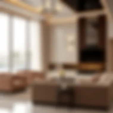 Luxurious Villa Interiors in Verona Damac Hills Elegant interior design of a luxury villa in Verona Damac Hills